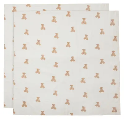 Obrázek produktu pro Jollein Teddy Bear Multifunkční ručník Hydrophil Large 2 kusy