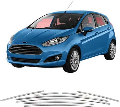 Produktbild von Seitenfensterleisten Edelstahl Chrom Ford Fiesta Mk7 2009-2017