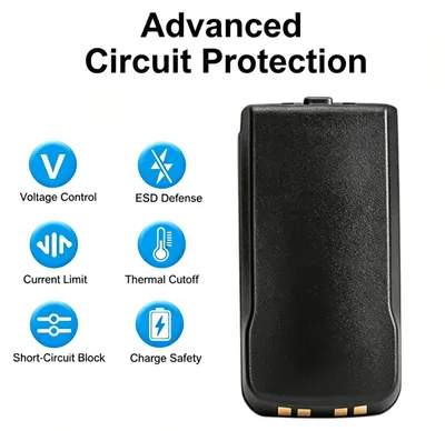 Immagine prodotto di TECHTEK Batteria compatibile con [Motorola] H18KCN9PW9AN, H18QCN9PW9AN, XTS4000 sostituisce NNTN6944, per NNTN6944B