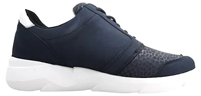 Imagen del producto de Zapatos deportivos para mujer de la marca Waldläufer, con cordones, de color azul, ideales para uso diario y actividades de ocio