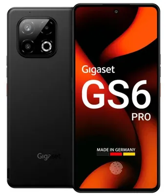 Produktbild von Gigaset GS6 PRO, 16,9 cm (6.67"), 8 GB, 128 GB, 64 MP, Android 15, Schwarz