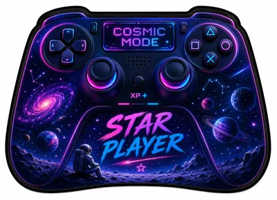 Produktbild von FEROCITY Gaming Mauspad Galaxy Design XXL 60×40 cm personalisierbar