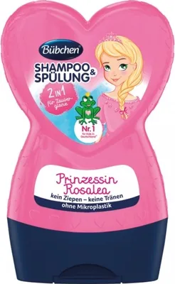 Produktbild von Bübchen, Prinzessin Rosalea, Shampoo und Spülung, 230ml