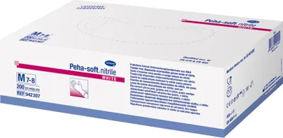 Produktbild von Hartmann Peha-soft® nitrile white Einmalhandschuhe, puderfrei Größe XS -200 Stk. | Packung (200 Stück)
