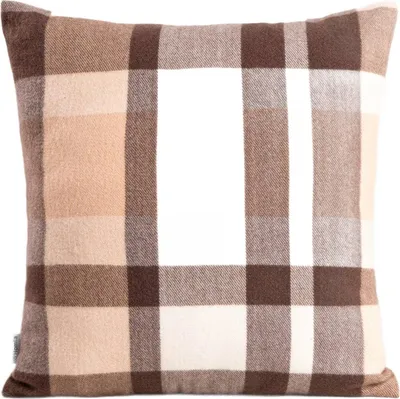Produktbild von HOMLA MELROSE flauschiger karierter Kissenbezug 45x45 cm
