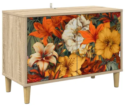 Productafbeelding van vidaXL TV-kast GENNEP, 69 x 33 x 50 cm, Sonoma houtvezelplaat