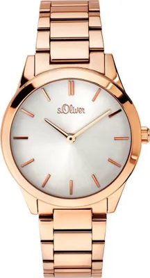 Produktbild von s.Oliver Damen Uhr Armbanduhr Edelstahl SO-3597-MQ