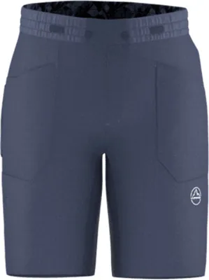 Dunkelgraue Bolt Shorts von La Sportiva; geeignet für Herren; mit elastischem Bund und seitlichen Taschen.