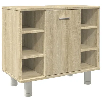 Obrázok produktu pre Skrinka do kúpeľne, dub sonoma 60x32x53,5 cm, kompozitné drevo