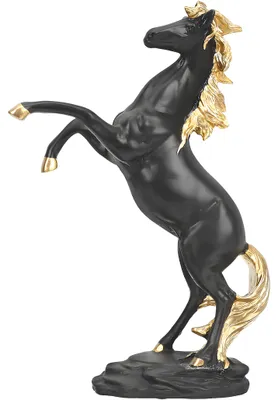 Produktbild von Figur eines schwarzen Pferdes 295 mm