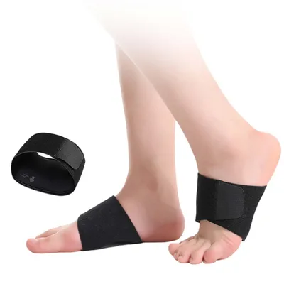 Produktbild von 1 Paar Fußgewölbe-Bandagen, Verstellbare Plattfuß Bandage Flache Füße