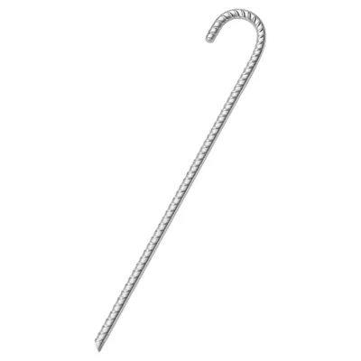 Immagine prodotto di vidaXL Picchetti per tenda 12 pezzi 41,5 cm Ø12 mm Acciaio zincato