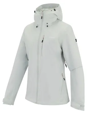 Produktbild von Regatta Outdoorjacke Oklarna für Damen Wasserdicht, Farbe:Dawn Grey, Größe:42