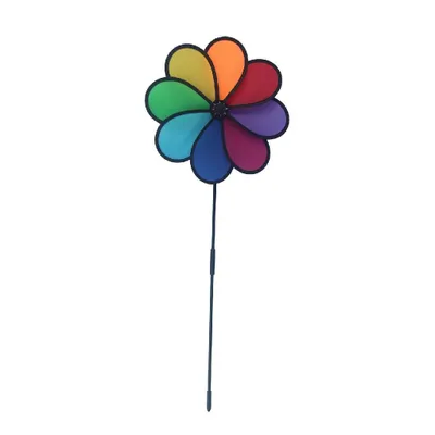 Produktbild von Rhombus Windgame Flower L, Einzelne Windspinner, Mehrfarbig, Blume, Nylon