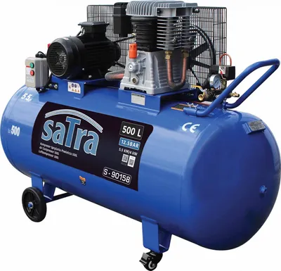 Immagine prodotto di Compressore d'aria 500 litri, gonfiatore per pneumatici a doppio cilindro,kit di gonfiaggio per pneumatici 380V 4KW, 5,5 HP, pompa d'aria fuoristrada per suv, camion, auto, biciclette, palloni, materassi ad aria, barche gonfiabili, Satra