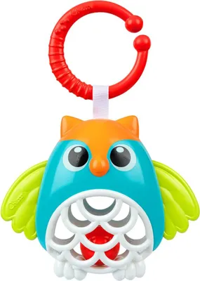 Produktbild von Chicco Owl Rattle, Junge/Mädchen, 3 Monat( e), Mehrfarbig