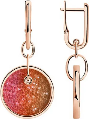 Produktbild von Sokolov Ohrhänger aus vergoldetem 925 Silber mit Kristallen, Sterlingsilber Ohrringe