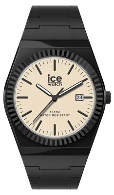 Produktbild von ICE-WATCH - Ice Power PW1 Black Beige - Schwarze Herrenuhr mit Silikonarmband -