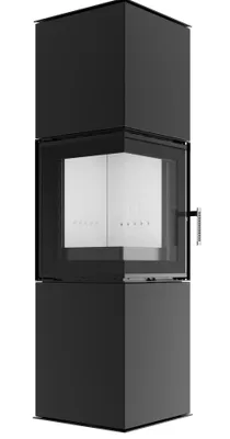 Produktbild von Eck-Kaminofen Hitze GABI, raumluftunabh. -6,5kW