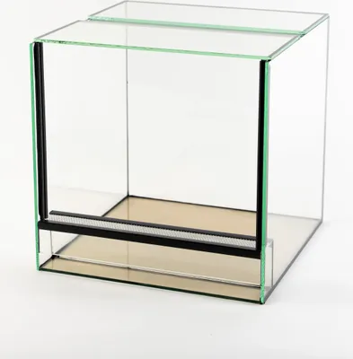 Produktbild von Glasterrarium 30x30x30 cm mit Fallscheibe
