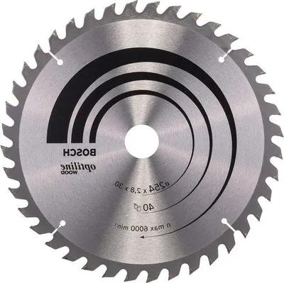 Immagine prodotto di Lama circolare professionale per legno 254 x 30 x 28 mm con 40 denti