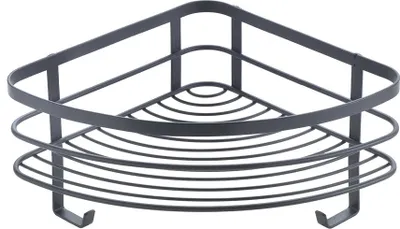 Produktbild von METALTEX 401142000 Origin Lava Eckregal 25x25x13 cm, TouchTherm, matt schwarz