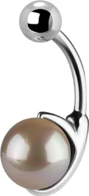 Produktbild von Karisma Bauchnabelpiercing Edelstahl Perle 8mm Farbwahl - Farbe E: