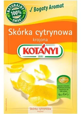 Obrázok produktu pre Kot Skórka cytrynowa 16 g