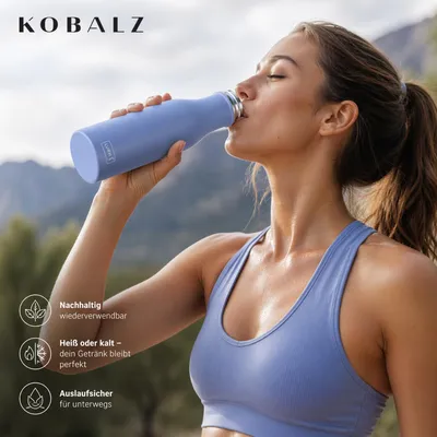 Produktbild von Lurch Isolierflasche 0,75 Liter Pearl Blue Trinkflasche