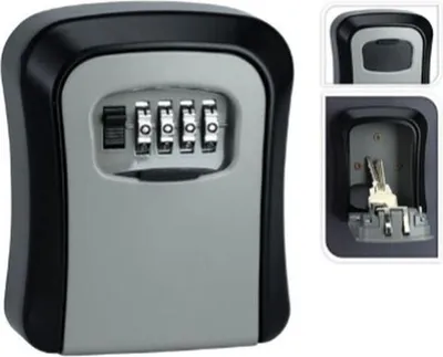 Produktbild von Basics Schlüsseltresor Silber Silber One Size