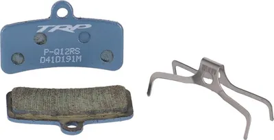 Produktbild von TRP P-Q12RS Bremsbelag resin organisch für 4-Kolben-Sattelscheibenbremse E-MTB/MTB, blau