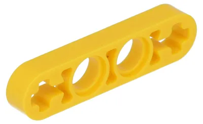 Obrázok produktu pre 2 kusy LEGO Technic pákový prvok 1 x 4 (32449) - žltý