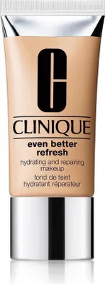 Zdjęcie produktu dla Clinique Even Better Refresh Hydrating and Repairing Makeup, Tubka, Krem, Skóra mieszana, Skóra sucha, Bardzo sucha skóra, Nawilżający, Spulchnianie, Odżywiający, Wygładzający, Odcień fair skin, Chłodny