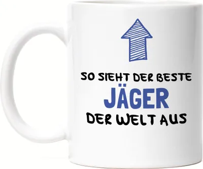 Produktbild von So Sieht Der Beste Jäger Der Welt Aus Tasse Bester Jäger Geschenkidee für Jagd