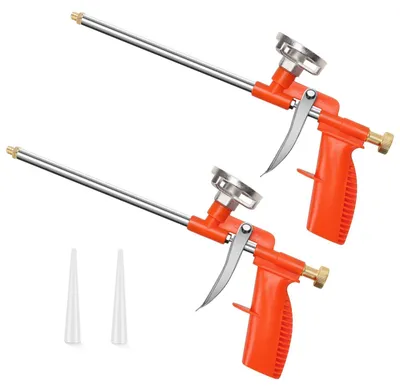 Produktbild von PU-Schaumpistolen, 2 Stück, professionelle Dosierpistole aus Metall mit ergonomischem Griff