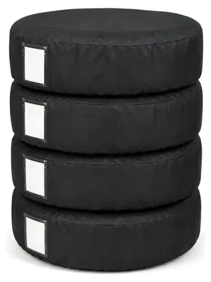Obrázok produktu pre Ochranné obaly na pneumatiky CAR TIRE COVER BASIC L, 13"–17", 4 ks
