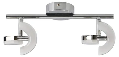 Produktbild von Näve - 2er Wand-u. Deckenspot, Luna, Maße: d: Spot 8cm; b: 30cm; h: 16cm; 1220442