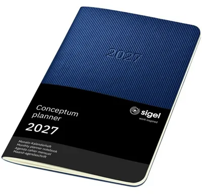 Immagine prodotto di Agenda mensile Conceptum 2027, formato A6 circa, blu scuro