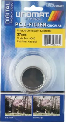 Obrázok produktu pre Polarizačný filter 37 mm strieborný