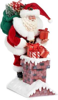 Immagine prodotto di Bambola di Babbo Natale, 28 cm, rosso e bianco, decorazione natalizia per le festività