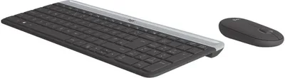 Obrázok produktu pre Logitech 920-009204 Vrátane klávesnice Myš Univerzálna RF bezdrôtová QWERTY US International Graphite