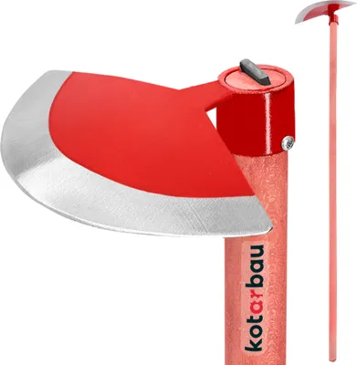 Produktbild von KOTARBAU® Gartenhacke Halbrund Unkrauthacke Gartenhacke Pflanzhacke Stiel 130cm