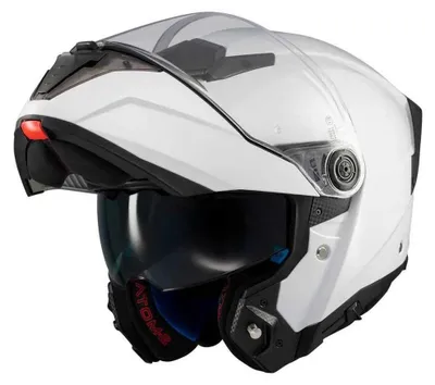 Image de Casque modulaire Mt Helmets Atom 2 Sv Pure blanc L blanc L