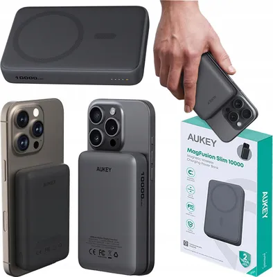 Immagine prodotto di Powerbank 10000mAh AUKEY PB-MS04 MagSafe USB-C Qi Wireless 20W