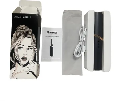 Immagine prodotto di INF Arricciaciglia Elettrico Riscaldato - Riscaldamento Rapido, Lunga Durata, USB Nero
