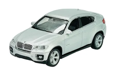 Image de Welly BMW X6 E71 Argent 1:43 Maquette en métal Die Cast, neuve dans sa boîte 44016