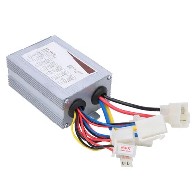 Zdjęcie produktu dla Sterownik silnika szczotkowego TIKATARER, aluminiowy regulator prędkości silnika 48 V 800 W 9 x 6,5 x 3,8 cm do skuterów elektrycznych
