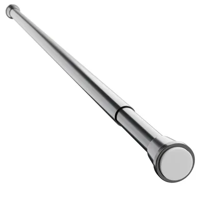 Produktbild von Teleskopstange Duschvorhangstange 140 - 250 cm schwarz ALU Klemmstange