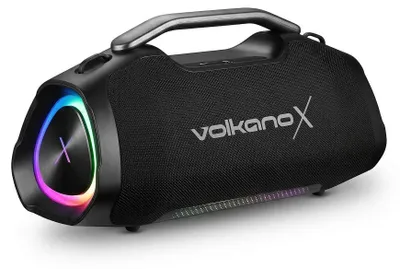 Produktbild von VKX-3404-BK - IGNITE ULTRA - Partylautsprecher - VolkanoX - Bluetooth-Lautsprecher - RGB-Beleuchtung - FM-Radio - Wasserdicht - TWS - 7 Stunden Wiedergabezeit