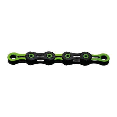 Immagine prodotto di Catena KMC DLC10 1/2 x 11/128 pollici, 116 maglie, 10 velocità, nero/verde